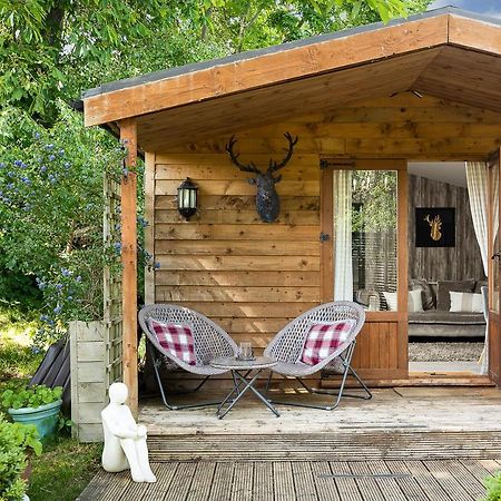 The Log Cabin With Private Hot Tub, Bath Willa Zewnętrze zdjęcie